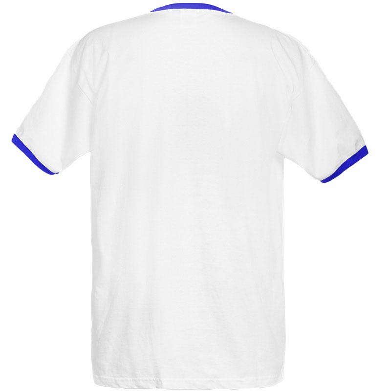 Camiseta Bicolor Ringer Hombre Trasero